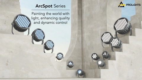 PROLIGHTS introduce la serie ArcSpot: Stabilendo Nuovi Standard nelle Soluzioni di Illuminazione Esterna
